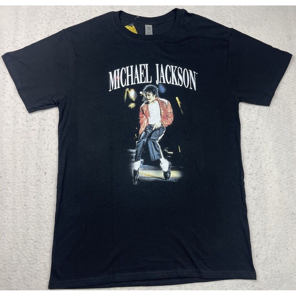 Michael Jackson Men's Size Medium Toe Stand Graphic Black T-shirt NWT